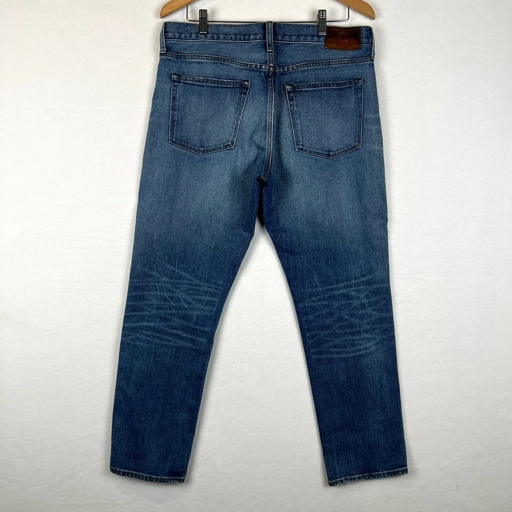 J‎ Crew 770 Jean Men 34x30 Straight Fit Dark Wash Blue Classic Denim J.Crew